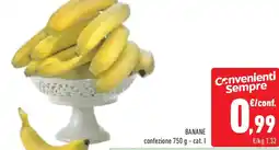 Conad Superstore Banane offerta