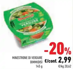 Conad Superstore Minestrone di verdure DIMMIDISÌ offerta