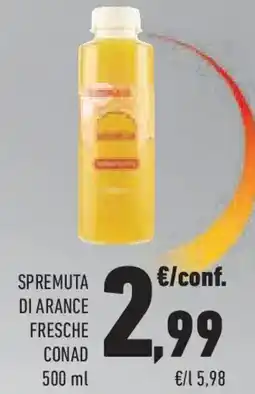Conad Superstore Spremuta di arance fresche CONAD offerta