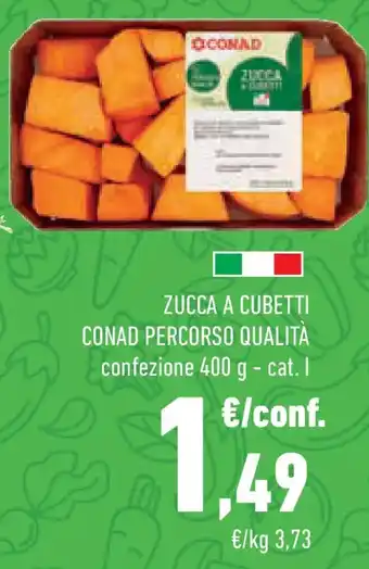 Conad Superstore Zucca a cubetti CONAD PERCORSO QUALITÀ offerta