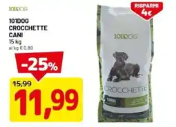 DPiù 101dog crocchette cani offerta