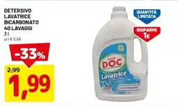 DPiù Detersivo lavatrice bicarbonato offerta