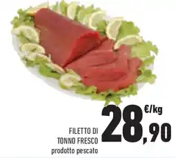 Conad Superstore Filetto di tonno fresco prodotto pescato offerta