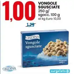 Eurospin Ondina vongole sgusciate offerta