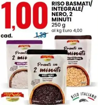 Delizie dall Sole Riso basmati/ integrale nero, 2 minuti