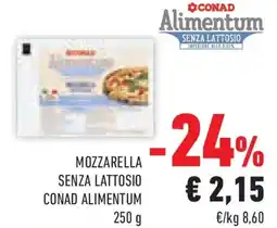 Conad Superstore Mozzarella senza lattosio CONAD ALIMENTUM offerta