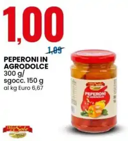 Eurospin Delizie dall Sole Peperoni in agrodolce offerta