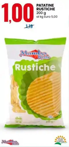 Eurospin Mambo kids patatine rustiche offerta