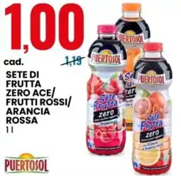 Eurospin Puertosol sete di frutta zero ace/ frutti rossi/ arancia rossa offerta