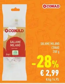 Conad Superstore Salame milano CONAD offerta