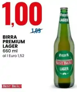 Eurospin Best brau birra premium lager offerta