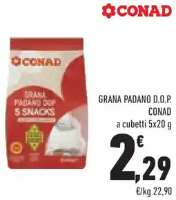 Conad Superstore Grana padano d.o.p. conad a cubetti offerta