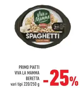 Conad Superstore Primo piatti viva la mamma BERETTA offerta