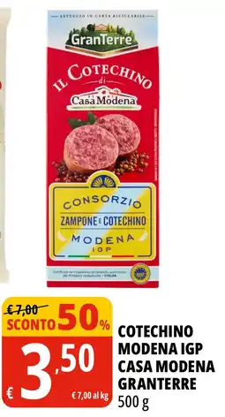 Tigros Cotechino modena igp casa modena GRANTERRE offerta