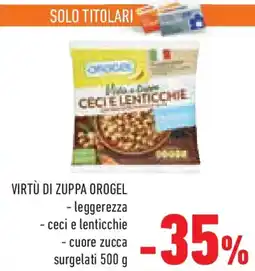Conad Superstore Virtù di zuppa OROGEL offerta