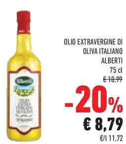 Conad Superstore Olio extravergine di oliva italiano ALBERTI offerta