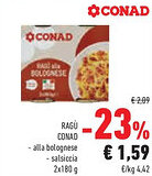 Conad Superstore Ragù conad alla bolognese e salsiccia offerta