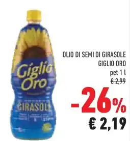 Conad Superstore Olio di semi di girasole GIGLIO ORO offerta