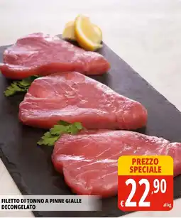 Tigros Filetto di tonno a pinne gialle decongelato offerta