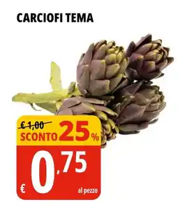 Tigros Carciofi tema offerta