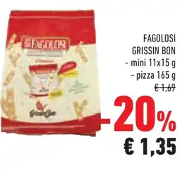 Conad Superstore Fagolosi grissin bon mini e pizza offerta