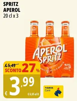 Tigros Spritz APEROL offerta