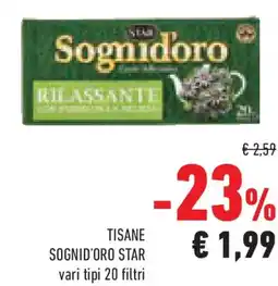 Conad Superstore Tisane sognid'oro offerta