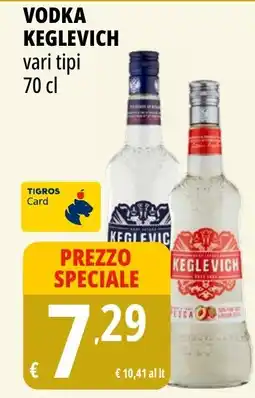 Tigros Vodka KEGLEVICH offerta