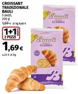 Ipercoop Croissant tradizionale BAULI offerta