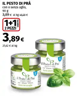 Ipercoop IL PESTO DI PRÀ con o senza aglio offerta