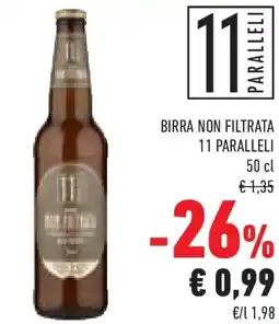 Conad Superstore Birra non filtrata 11 PARALLELI offerta