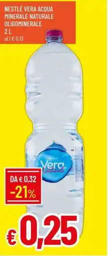 Galassia Nestlé vera acqua minerale naturale oligominerale offerta