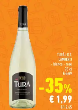 Conad Superstore Turà I.G.T. lamberti bianco e rosé offerta