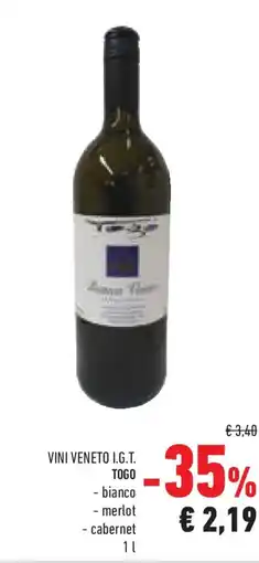 Conad Superstore Vini veneto I.G.T. TOGO offerta