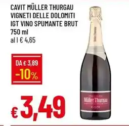 Galassia Cavit müller thurgau vigneti delle dolomiti igt vino spumante brut offerta