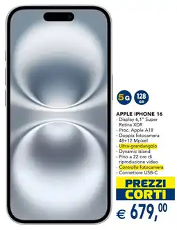 Esselunga APPLE IPHONE 16 offerta