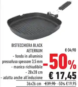 Conad Superstore Bistecchiera black aeternum offerta
