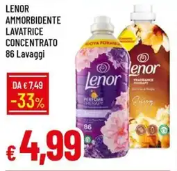 Galassia Lenor ammorbidente lavatrice concentrato offerta