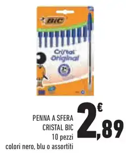 Conad Superstore Penna a sfera cristal BIC offerta
