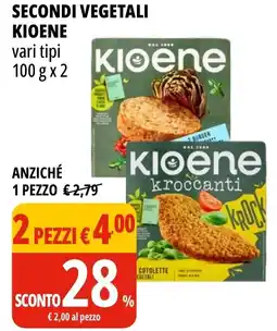 Tigros Secondi vegetali KIOENE 2 pezzi offerta