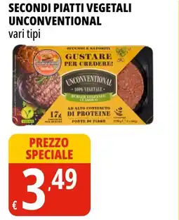 Tigros Secondi piatti vegetali UNCONVENTIONAL offerta