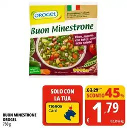 Tigros Buon minestrone OROGEL offerta