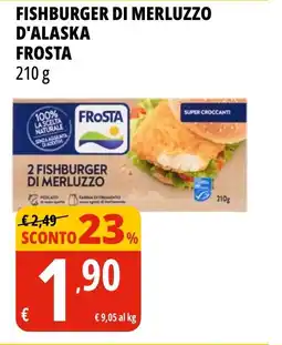 Tigros Fishburger di merluzzo d'alaska FROSTA offerta