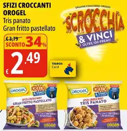 Tigros Sfizi croccanti OROGEL offerta