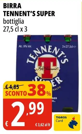 Birra TENNENT'S SUPER