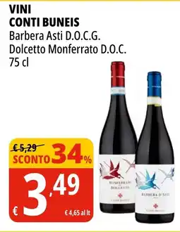Tigros Vini CONTI BUNEIS offerta
