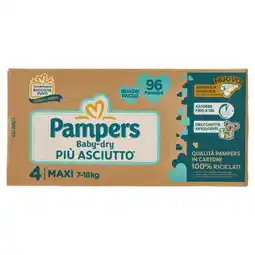 Coop PANNOLINI APRI E CHIUDI PAMPERS BABY-DRY offerta