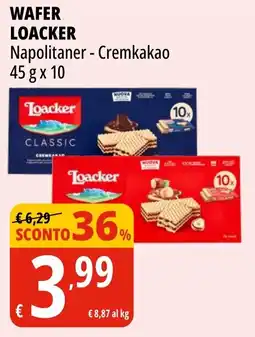 Tigros Wafer LOACKER offerta