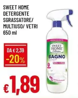 Galassia Sweet home detergente sgrassatore/ multiuso/ vetri offerta