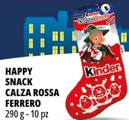 Tigros Happy snack calza rossa FERRERO offerta